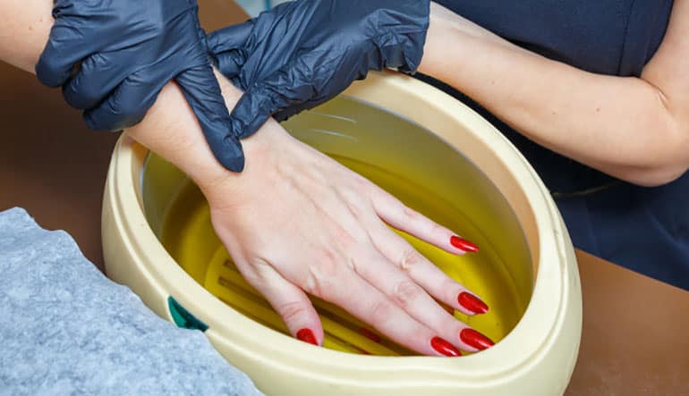 Manicure Deluxe with Paraffin Treatment